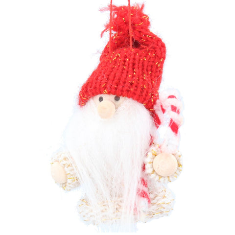 Fabric Nordic Knitted Santa