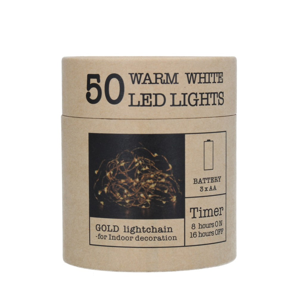 LED Lights on Gold Wire