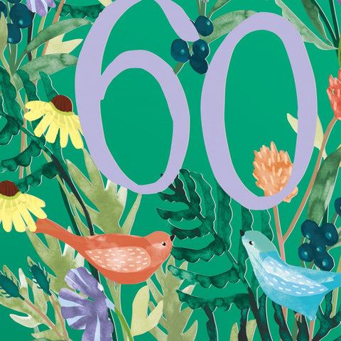 60th Birthday Garden Birds