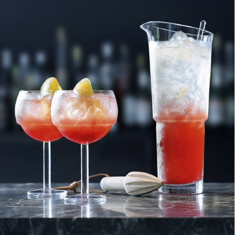 Mixologist Handmade Glass Cocktail Jug with Stirrer