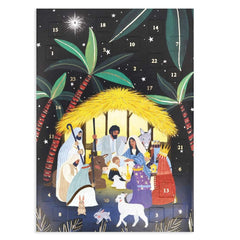 Away In A Manger Advent Card