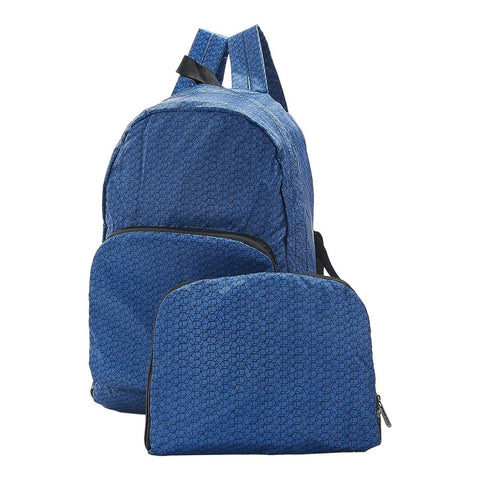 Navy Disrupted Cubes Backpack