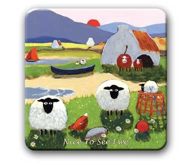 Nice To See Ewe coaster, Coasters and place mats