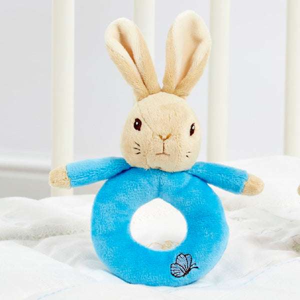 Peter rabbit ring rattle
