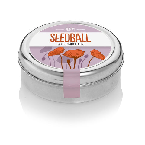 Seeball Poppy Tin