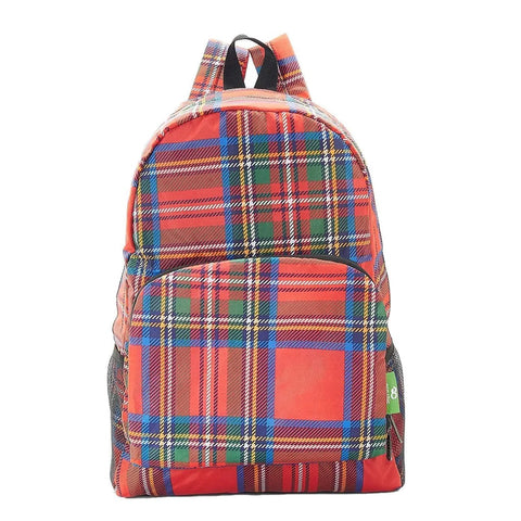 Red Tartan Backpack