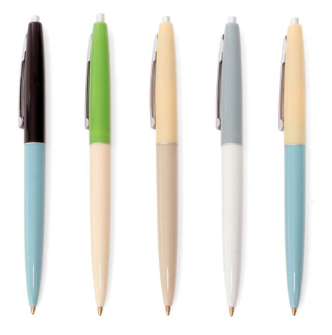 Set of 5 Retro Pens