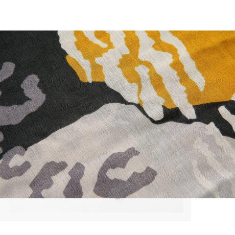 Safari Print Blue Scarf