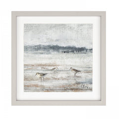 Sand Pipers Framed Print