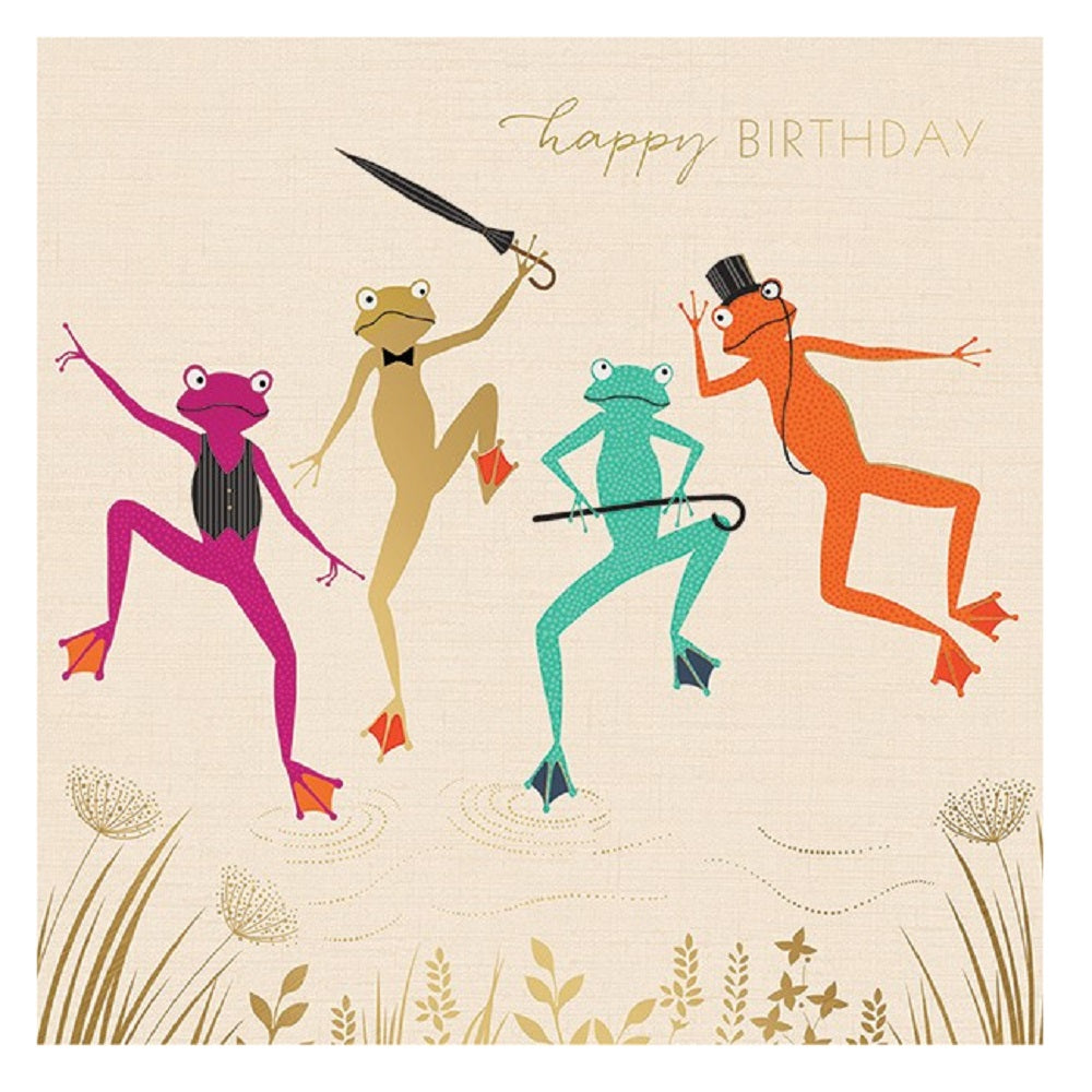 Dancing Frogs Card