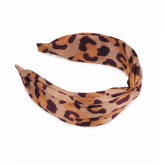 Powder UK Satin Headband Leopard Print