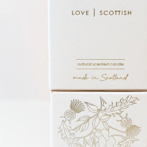 Love Scottish Scottish Rose Candle