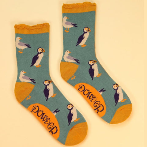 Powder UK Seabirds Ankle Socks