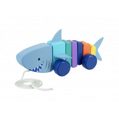Wooden Shark Pull Along Toy