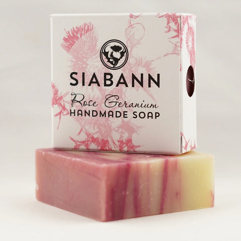 Siabann Rose Geranium Handmade Soap