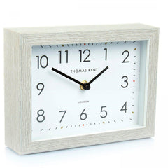 Smithfield Mantel Clock Silver Birch