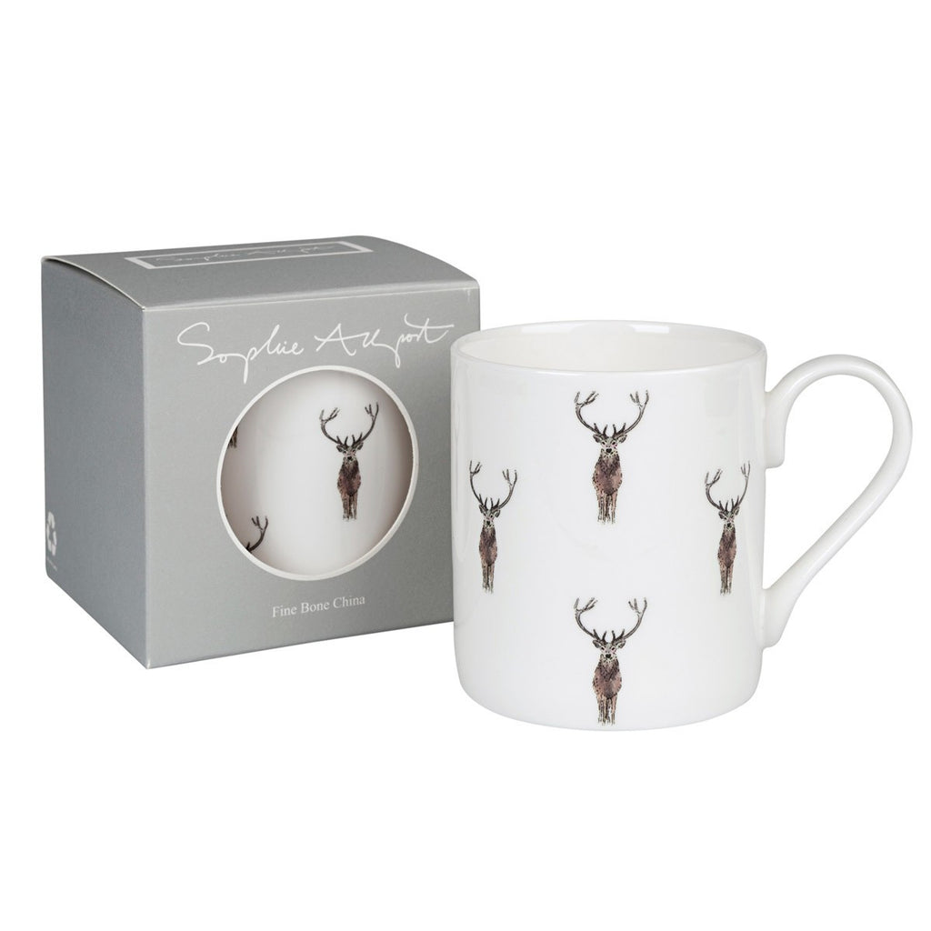 Sophie Allport Highland Stag Standard Mug, Mugs