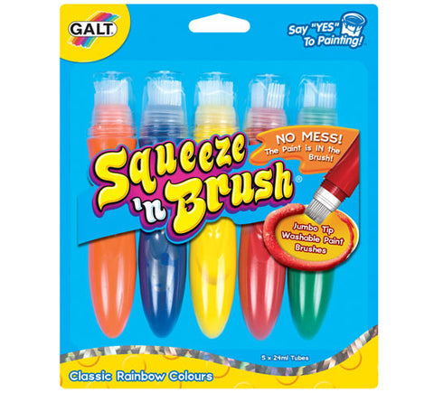 Galt Squeeze n Brush 5 Colours, creative toys for kids