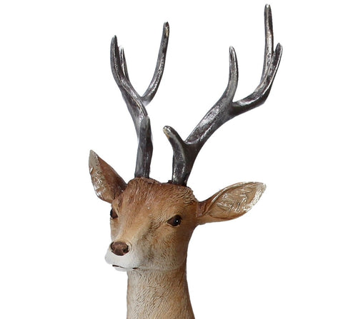 Stag With Wreath Ornament