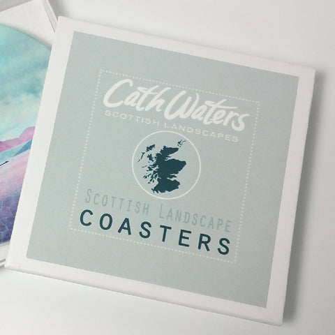 Cath Waters Summer Isles Ceramic Coaster
