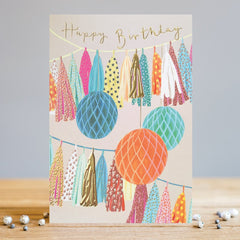 Tassels & Decorations Birthday Card