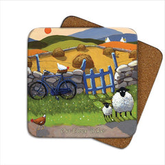Thomas Joseph On Ewe're Bike Coaster, Coasters and place mats