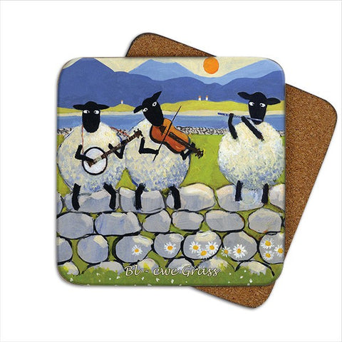 Thomas Joseph Bl-ewe Grass Coaster, Coasters and place mats