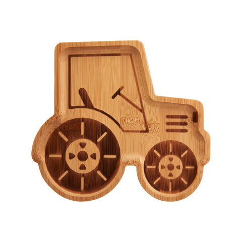 Tractor Bamboo Plate