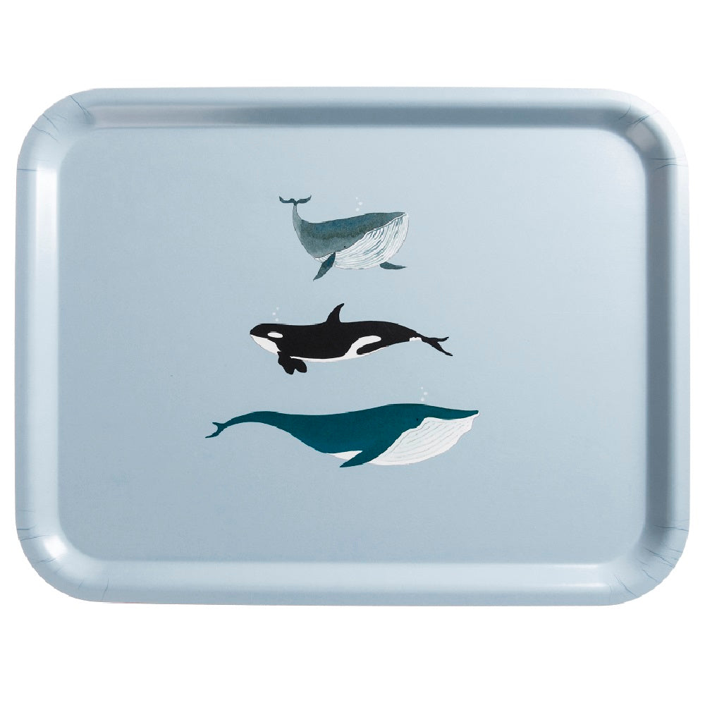 Sophie Allport Whales Printed Tray - Large