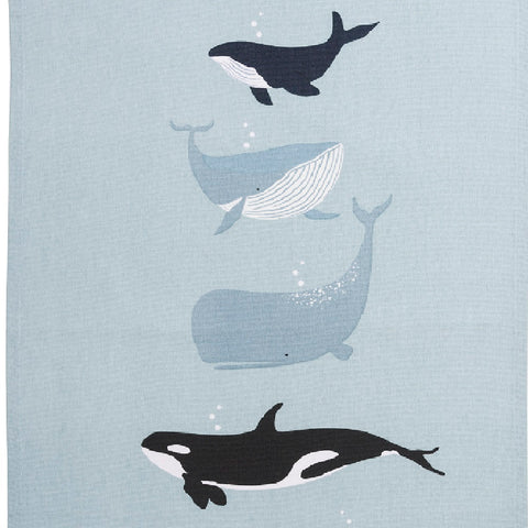 Sophie Allport Whales Set of Two Tea Towels