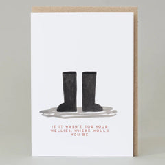 Yer Wellies Card